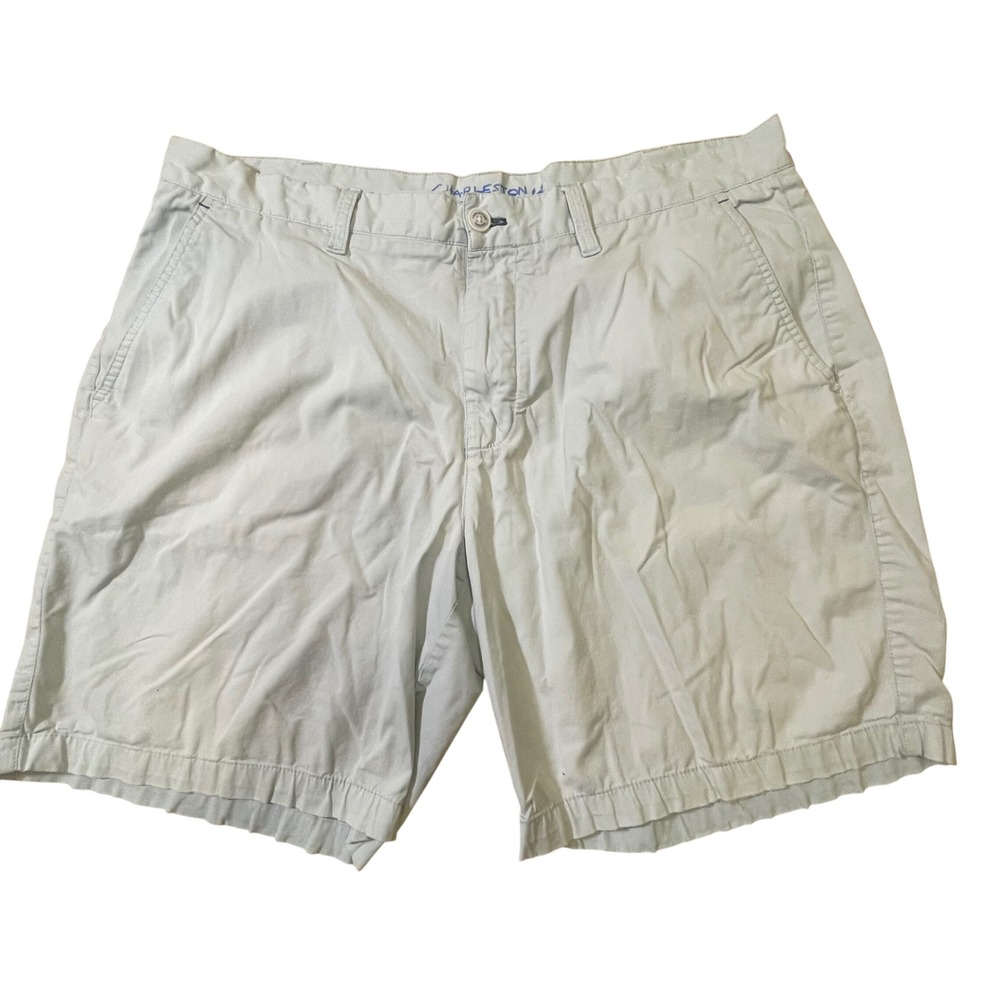 Charleston Threads Mens Shorts Flat Front Casual Chino Blue‎ Size 38
